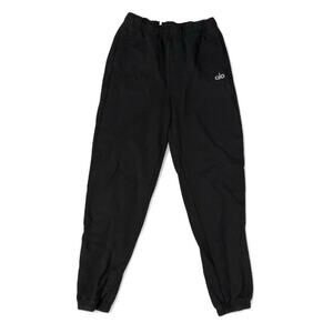 Alo Yoga Accolade Black Sweatpants Medium Relaxed Fit